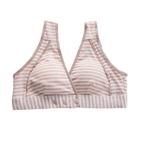 Quealent Maternity Nursing Bra for Breastfeeding Seamless Ultra Comfort Maternity Bra Smooth Wireless Pregnancy Sleeping Bralette (Watermelon Red XXL)