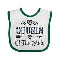 Inktastic Cousin of the Bride Wedding Girls Baby Bib