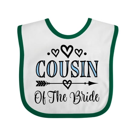 

Inktastic Cousin of the Bride Wedding Gift Baby Girl Bib