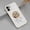 White, variant on Nalacover Slim Case for iPhone 12 6.1 inch,Cute Cartoon 6D Plating Astronaut Hidden Magnetic Ring Kickstand Soft TPU Shockproof Corner Protection Drop Proof Edge Bumper Cover.Black