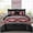 Burgundy-Queen, variant on King Navy Blue Patchwork Striped 8 Piece Bed-in-a-Bag Bedding Set