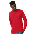 thumbnail image 5 of Gildan Men's Ultra Cotton Long Sleeve T-Shirt, Crew Neck Casual Tee, Assorted Color, 2XL, 3-Pack, 5 of 6