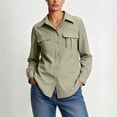 thumbnail image 2 of HBGVBA Womens Button Down Shirts,Long Sleeve UPF 50 Sun Protection Tops Collared Button Quickly Dry Sunshirt with Pocket, 2 of 6