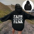 thumbnail image 2 of Yuannlog Womens Hoodies Autumn Letters Print Long Sleeve Hooded Sweatshirts With Pockets Loose Comfy Trendy Pullover Tops with Pockets, XL, 2 of 8