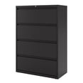 thumbnail image 3 of Pemberly Row 36" Wide 4 Drawer Metal Lateral Filing Cabinet - Black - 2 units, 3 of 3