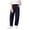 Navy, variant on White 5T Girls Straight Leg Casual Pants, Soft Polyamid Elastic Waist Preschool Play Bottoms,Size 5 T