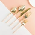 thumbnail image 3 of Disposable Plastic Flatware Dinner Utensils, 20 Pack, Infinity Modern Design Kitchen Silverware Cutlery, Perfect for Dinner, Parties, Buffet, Catering, 3 of 3