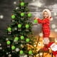 thumbnail image 5 of Adornos navideños colgantes para festivales, 6 piezas, bolas de imitación peludas con cinta, adornos para fiestas, adornos navideños para exteriores, decoración navideña., 5 of 8
