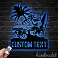thumbnail image 2 of Handmadetneonsign Personalized Roller Skate Metal Wall Art LED Light, Custom Skater Sign Home, 2 of 5