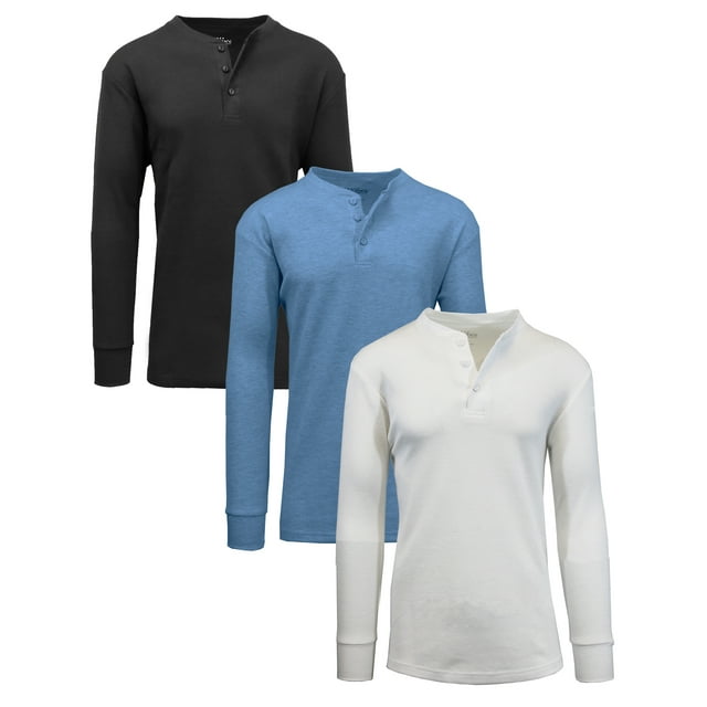 Men's Long Sleeve Thermal Shirts (3Pack)