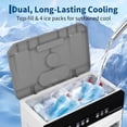 thumbnail image 4 of Ataujin Evaporative Cooler 8.4 GAL/11.6GAL Swamp Cooler with Touch & Remote Control, 3500 CFM Evaporative Air Cooler, Portable Air Conditioners with 3 Speeds, 120° Oscillation, 12H Timer, 4 of 9