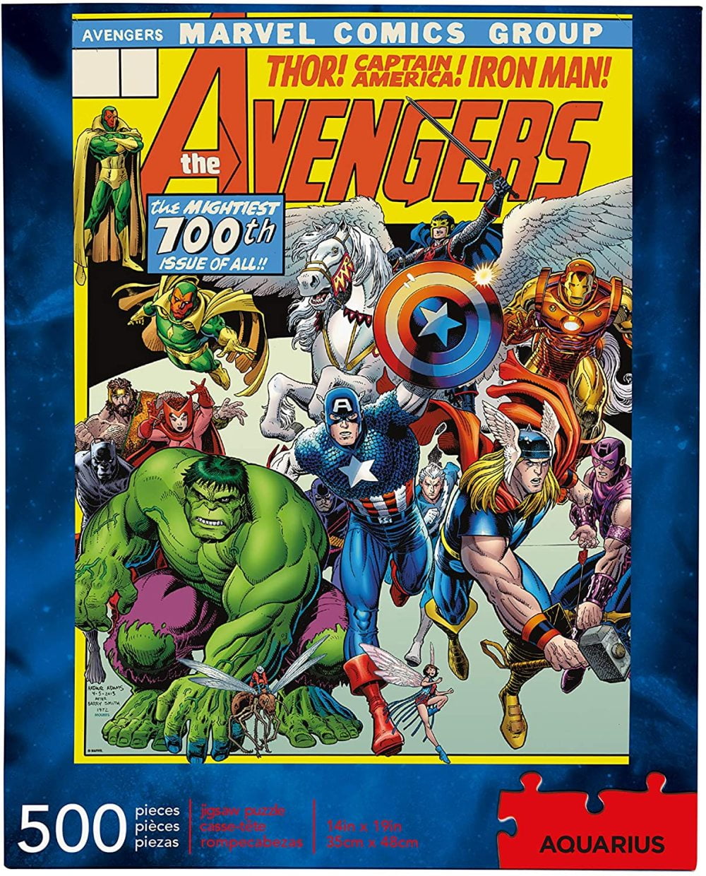 Disney Marvel Toy Puzzle Avengers 500 Pieces of Paper Adult Stress Reliever Toy