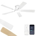 thumbnail image 1 of Ventilador de Techo Fanbulous de 132 cm con LED de 20W, 6 Velocidades, Control Remoto y App, 1 of 8