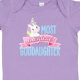 thumbnail image 4 of Inktastic Most Magical Goddaughter- Cute Unicorn Girls Baby Bodysuit, 4 of 5