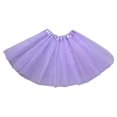 thumbnail image 4 of Ediodpoh Carnival Women's Skirts Long Flowy Ballet Tutu Skirt with Chiffon and Mesh Overlay for Dance Performance and Practice Womens Skirts Light Purple One Size, 4 of 4