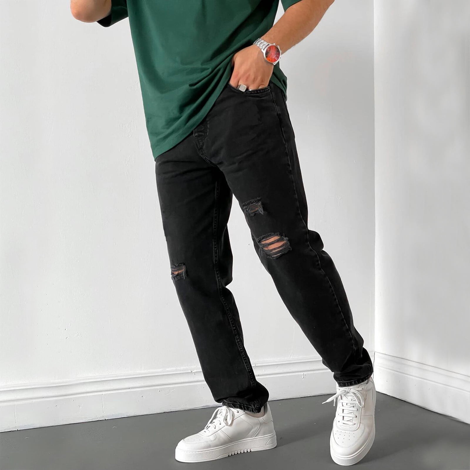 Pocket Jeans Trousers cargo pants 