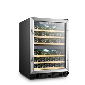 Lanbo 154 Bottle 24 inch Width Compressor Dual Zone Wine Cooler