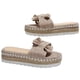 thumbnail image 4 of Sandalias Informales Sin Cordones para Mujer  Bohemias Con Lazo Cuñas Plataforma Antideslizantes Interiores Y Exteriores, 4 of 7
