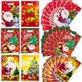 thumbnail image 2 of Bolsa de galletas de caramelo de Navidad, bolsa de regalo de alce de Papá Noel, decoración de fiesta de Navidad para el hogar, bolsa de embalaje de Año Nuevo, 10/20/30 piezas, 2 of 4