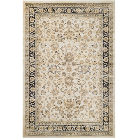 Couristan Zahara Farahan Amulet/Oatmeal/Black Rug