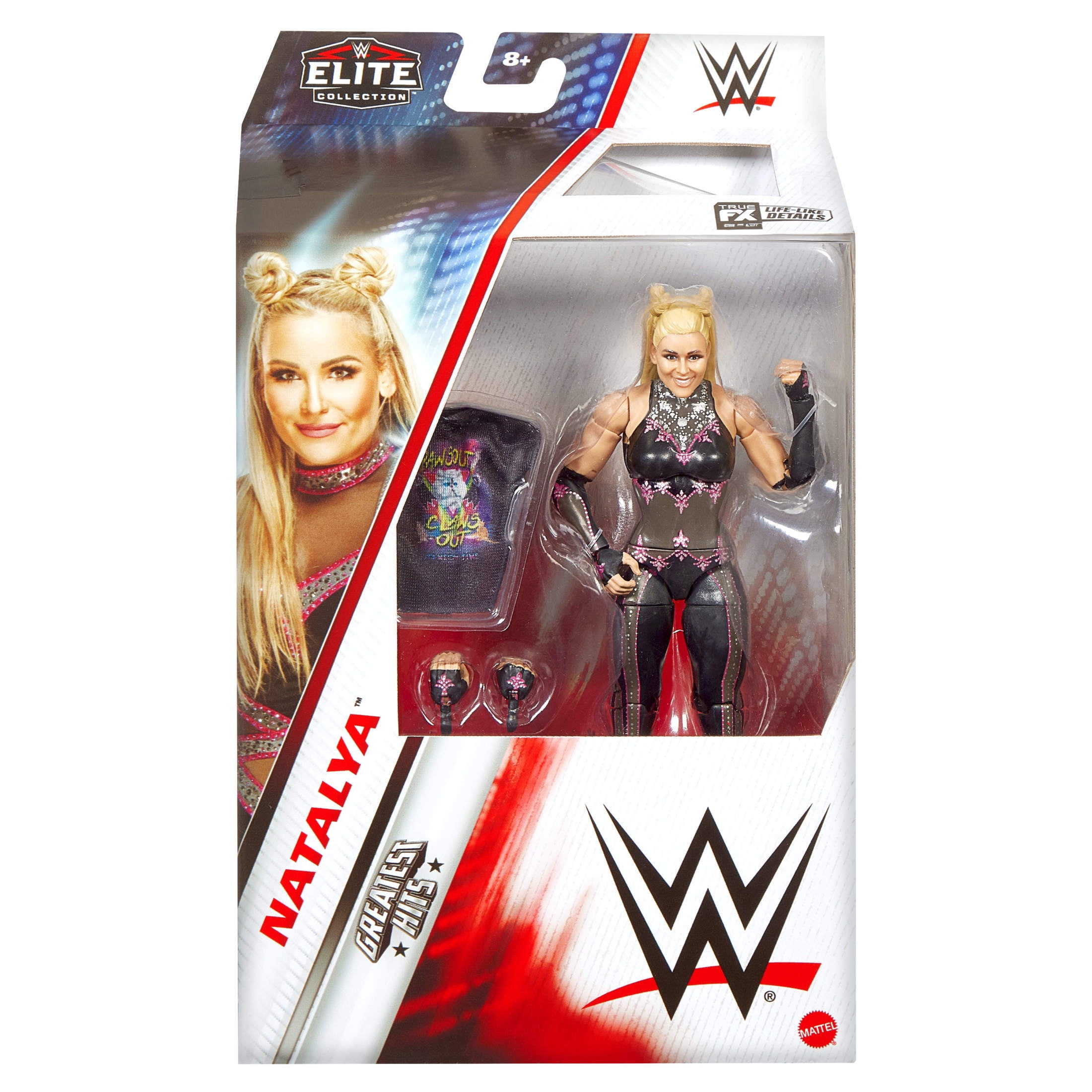 WWE Elite Natalya Action Figure, Greatest Hits 2025, 6-inch Collectible with Articulation & Accessories