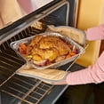 thumbnail image 3 of EcoNesxp 5 lb 10 pack baking rectangular shallow aluminum pan silver pound, 3 of 3