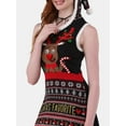 thumbnail image 4 of No Boundaries Women's Kitchy Holiday Santa Fave Dress, 4 of 4
