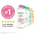 thumbnail image 4 of Garnier SkinActive Micellar Cleansing Water All in 1 Makeup Remover, Face Cleanser, 13.5 fl oz, 4 of 9