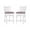 White/Light Gray, variant on Linon Lola Counter Stool Wood Seat Black Set Of 2