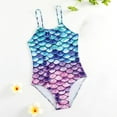 thumbnail image 5 of LYMAYTER Kids Toddler Girls One Piece Swimsuits Halter Swimwear Summer Strap Bathing Suits 4-8T, 5 of 10