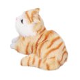 thumbnail image 3 of Chat en Peluche, Simulation Imprimée Jaune Réaliste Cadeaux pour Enfants à la Maison, 3 of 8