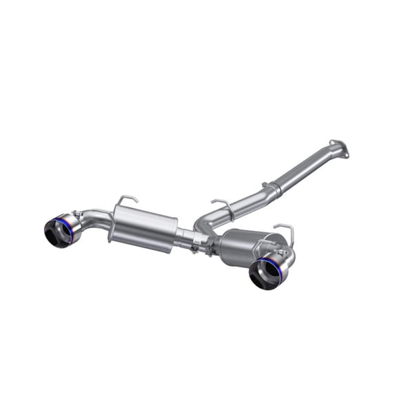 MBRP 13-16 Subaru BRZ 2.0L/ 2.4L 3in Dual Split Rear Cat Back w/Burnt End Tips- T304 Fits select: 2013-2016 TOYOTA SCION FR-S, 2017-2020 TOYOTA 86