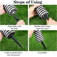 thumbnail image 2 of EFINNY Halloween Witch Legs 13 Inches Upside Down Wicked Witch Legs Prop for Patio, Yard Witch Legs Decorations, Red and Black, 2 of 5