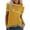 Yellow, variant on IROINNID Summer T-shirt For Women Fashion Casual Print Round Neck Loose Short Sleeve Top Blouse Spring