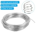 thumbnail image 3 of Uxcell Bonsai Training Wire Floral Wire Stems Anodized Aluminum Tree Wire Total Silver 2mm x 10 m, 3 of 5