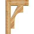 thumbnail image 3 of Ekena Millwork 6"W x 26"D x 38"H Westlake Block Rough Sawn Bracket, Western Red Cedar, 3 of 25