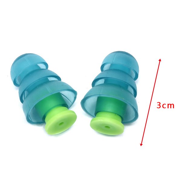 ¡Oferta! 1 par de tapones para los oídos suaves para dormir bien, tapones para los oídos de silicona impermeables a prueba de polvo, accesorios para dormir Gao Jinjia LED