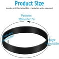 thumbnail image 2 of Vacuum  Belts Compatible with Dirt Devil Style 4/5 Featherlite/Powerlite/Swivel Glide/Power Max Pet Upright Vacuum Cleaner, 2 of 5