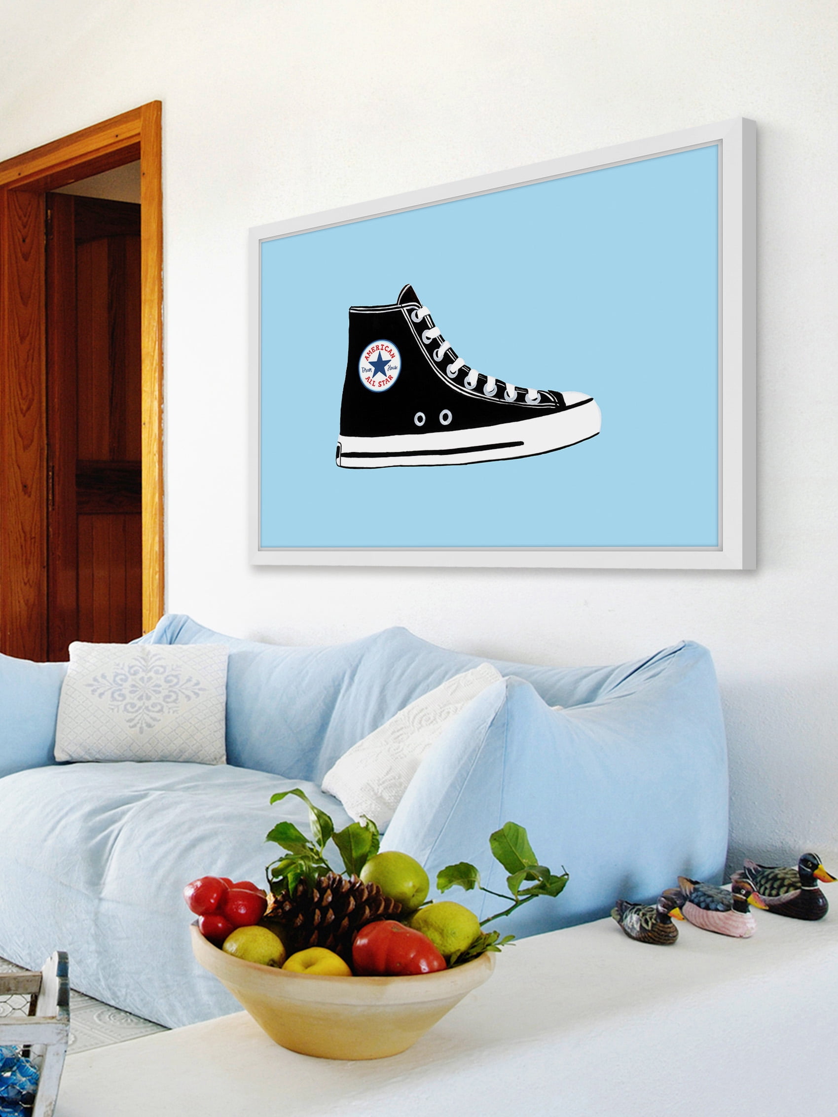 "Cool High Top" Framed Painting Print