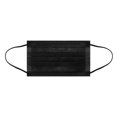 thumbnail image 1 of Dsscvnef 50 Pcs Disposable Face 3 Ply Face Black Disposable (Disposable Face ), 1 of 9