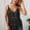 Black, variant on Womens Tank Tops Sequin Beaded Slim Fit Cropped V Neck Top Breathable Womens Camisole Red M
