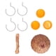 thumbnail image 5 of Naiovety Calabaza de Halloween Snack Bowl Stand Snack Basket con 3 cuencos en forma de calabaza para fiestas de cumpleaños panadería Navidad Kits de decoración para fiestas No.2 Naiovety HA027574-02, 5 of 6