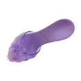 thumbnail image 3 of Dualoai Princess Dress up Shoes Dress up Kids Heels Decoration Shiny Versatile Toy Jelly Sandals for Girls for Birthday Childrens Day violet with feather, 3 of 9
