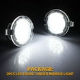 thumbnail image 2 of luces LED para espejo retrovisor delantero, luces de bienvenida para coche, 12 V, color blanco [Clase energética A+], 2 of 5