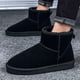thumbnail image 1 of Botas de nieve para hombre, de invierno, acolchadas, cálidas, de cuero, a la moda, botas cortas para mujer, para estudiantes, zapatos de algodón con fondo suave y frío, 1 of 5