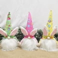 thumbnail image 4 of Monstrate Muñeca sin rostro Feliz Pascua, muñeca encantadora, regalos de Pascua para niños, decoración de conejito de Pascua para el hogar, mesa, Kits de decoración para fiestas Rojo Sin piernas Monstrate HA003433-04, 4 of 6