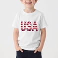 thumbnail image 2 of NAISIBABY Boys Graphic T-Shirt, Short Sleeve Crewneck Summer Fashion Kids Casual T-Shirt White Size 3, 2 of 5