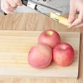 thumbnail image 4 of Descorazonador de manzanas, descorazonador de manzanas con mango de ABS y hoja dentada de acero inoxidable, negro, 4 of 5