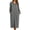Gray, variant on qolati Zipper Robes for Women Lightweight Long Sleeve Hooded House Coats with Pockets Comfy Full Length Bathrobe Loungewear S-3XL