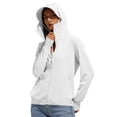 thumbnail image 2 of Otvok Sun Protection Clothing Women's Hooded Jacket Cool Breathable UV-Protective Long-Sleeve Casual Outwear, 2 of 7